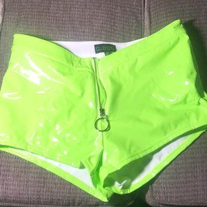 Club Exx Neon Green Shorts